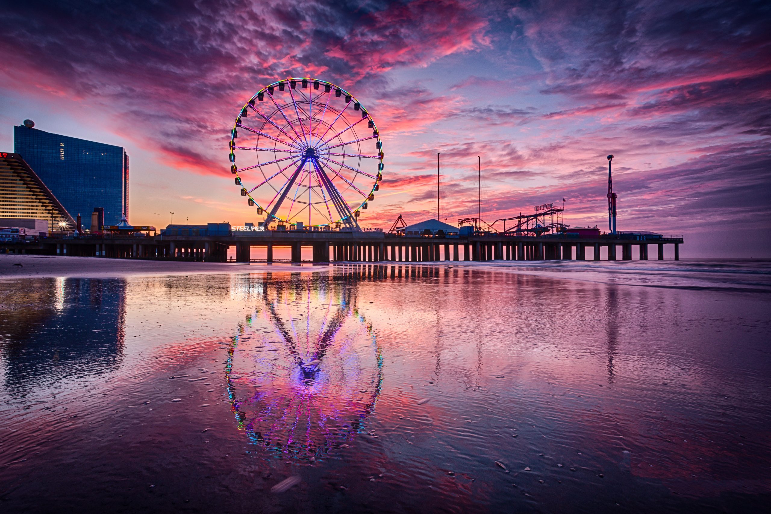 The Steel Pier at Atlantic City, New Jersey.