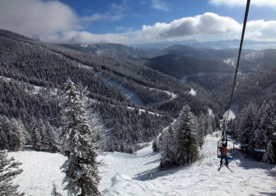 VIEW OF KOOTENAI NATIONAL FOREST FROM TURNER MOUNTAIN SKI AREA