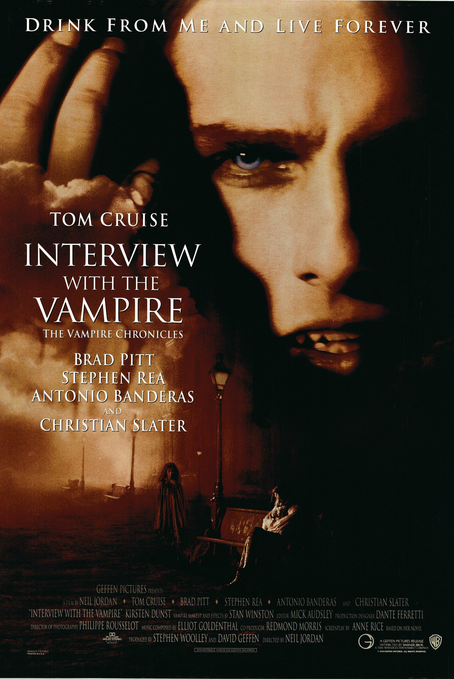 Interview with a Vampire, The Vampire Chronicles movie poster