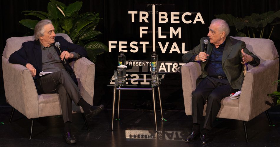 Martin Scorsese and Robert De Niro at the Tribeca Festival. Photo courtesy of Tribeca Festival