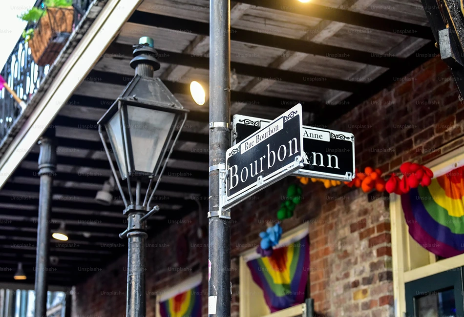 Bourbon Street sign. Photo credit Unsplash