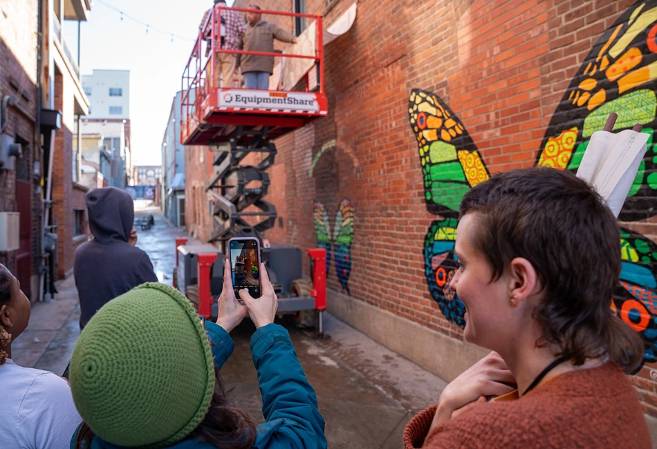 Art Walk in Columbia MO. Photo credit True-False Film Fest Facebook