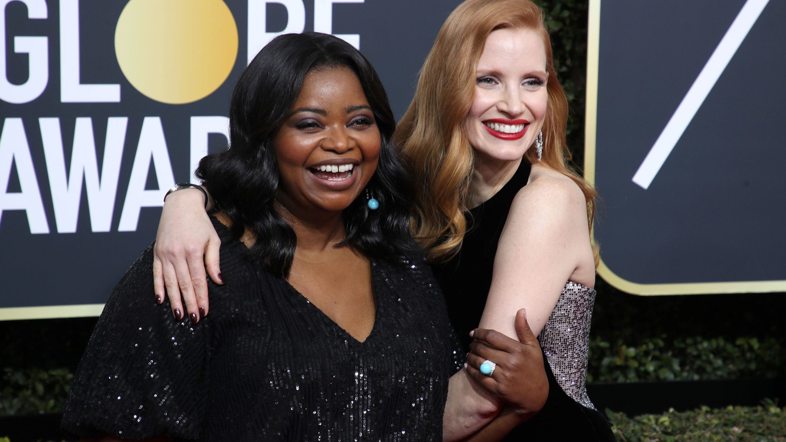 Octavia Spencer and Jessica Chastain