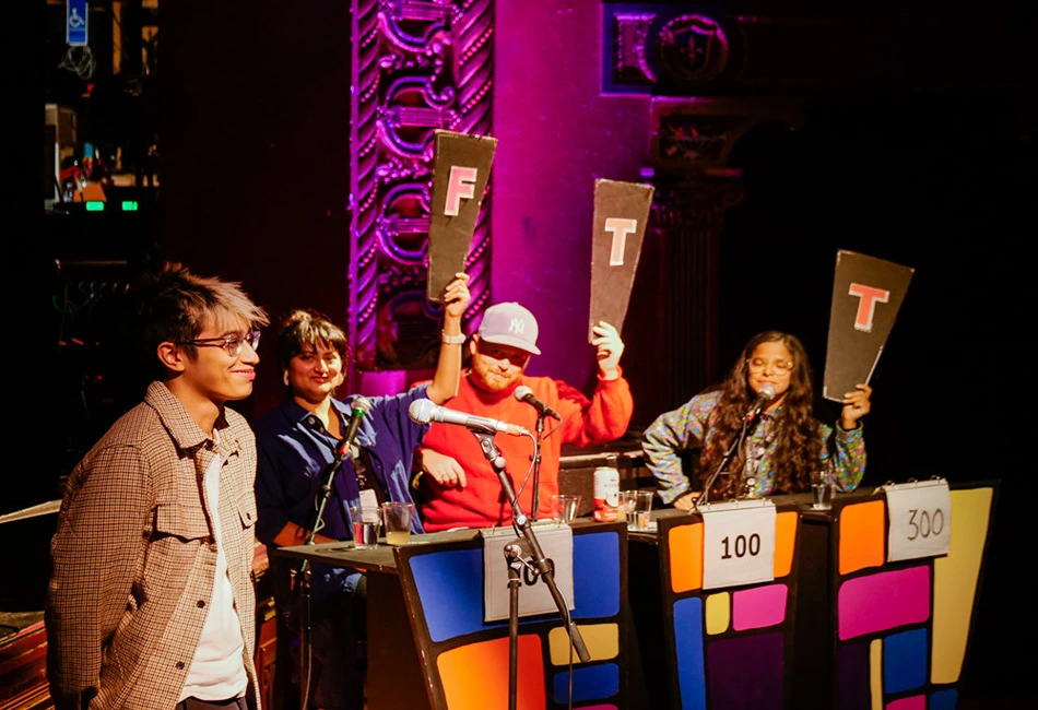 True-False Film Fest Gameshow. Photo credit True-False Film Fest Facebook