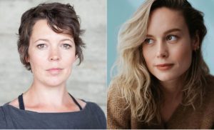 Olivia Colman and Brie Larson