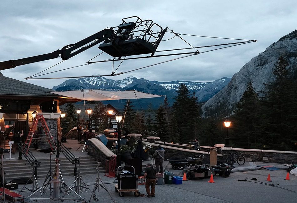 Filming Smudge the Blades, a hockey dramedy, in Alberta, Canada. Credit - AMPIA Facebook